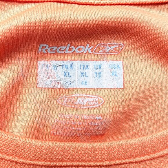 Reebok Women’s XL Orange Activewear Top Moisture-Wicking - Picture 3 of 10